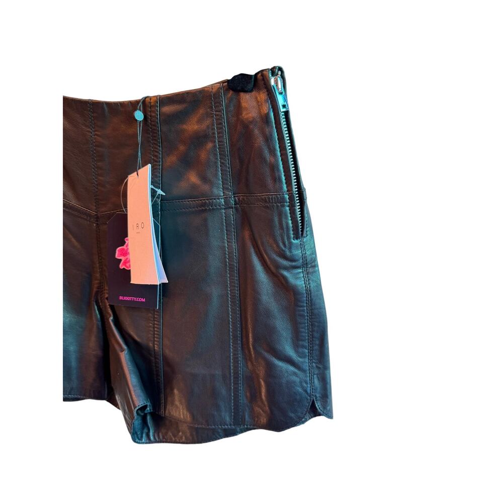 Leather Shorts Euro 32 / 0 NWT - Picture 3 of 5